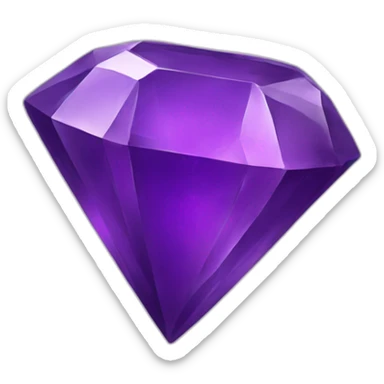 purple gem sticker