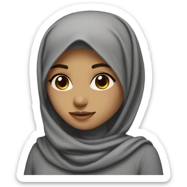 2 bestfriend in hijab sticker