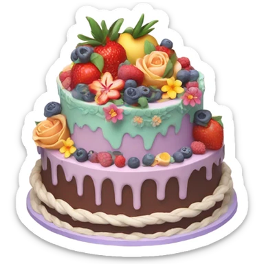 Cake sticker