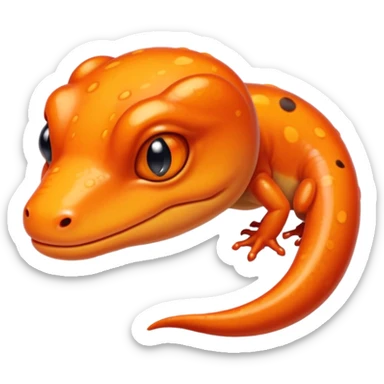 Disappointed salamander sticker