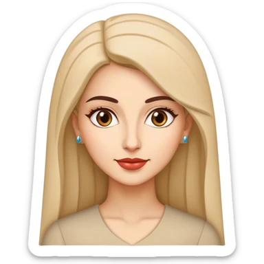 An libanon beautiful lady.  She´s tall, elegant an inteligent sticker