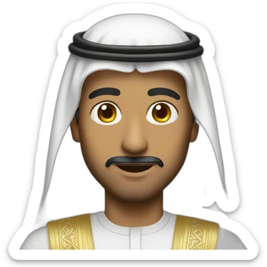 Saudi Arabia man sticker