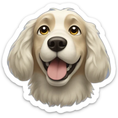 Hihn the dog from the movie Howl's Moving Castle sticker