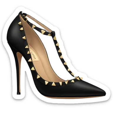 Black valentino high heels sticker