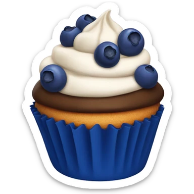 blueberry cupcake  sticker