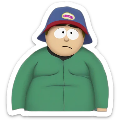 south park cartoon cartman sticker