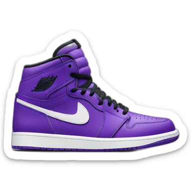 Jordan 1 violette sticker