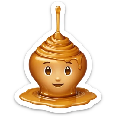 caramelo líquido sticker