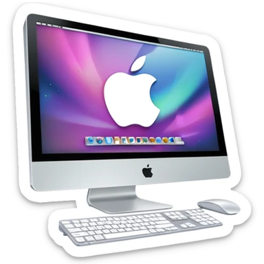 Apple iMac Y2K sticker