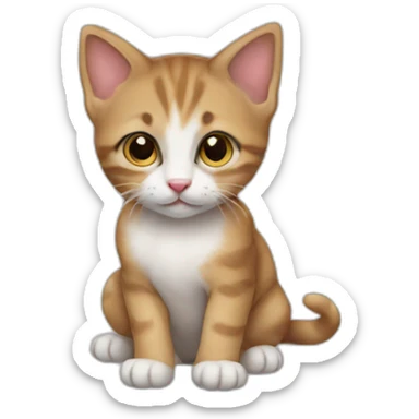 Kitten sticker