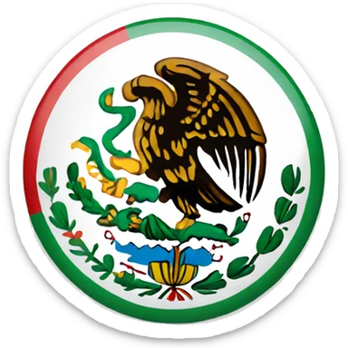 mexico flag sticker