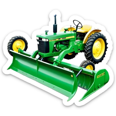 Plow - John Deere 644 (Model Year: 2022) (Iconic colour: Green) sticker
