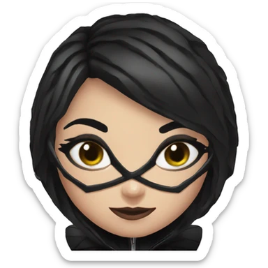 Spider girl black suit venom sticker