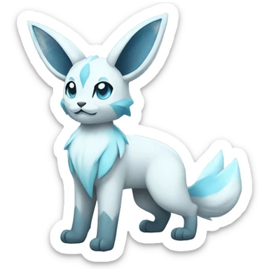 Glaceon full body sticker