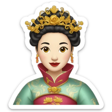 Une reine Chinoise sticker