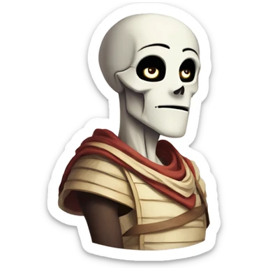 papyrus from undertale saying "who does this bro think he is?" sticker