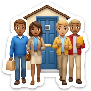 Jehovah’s witnesses door to door sticker