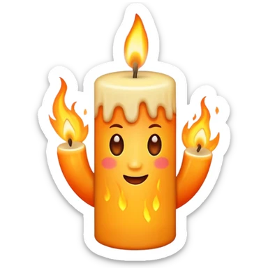 Candle Flame sticker