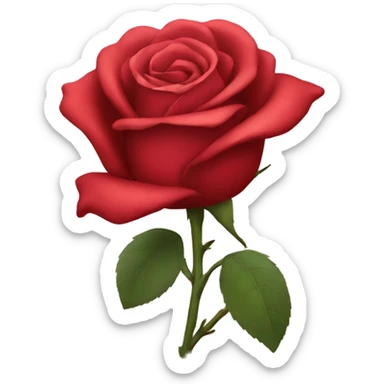 Rose sticker