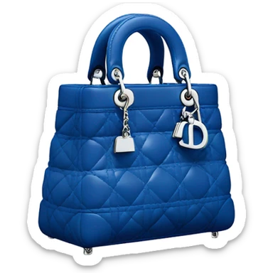 Blue lady Dior bag sticker