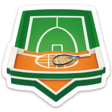 roland garros logo sticker