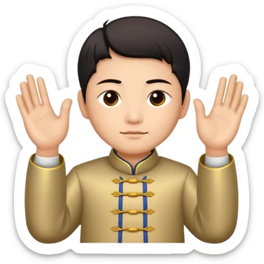 Chinese gong shou li sticker