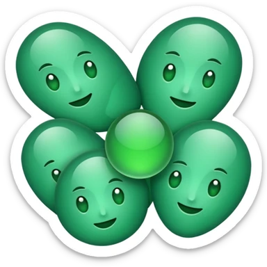 change blue to green sticker