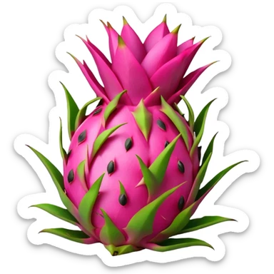 Dragon fruit emoji sticker