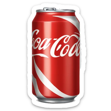 a coke can sticker