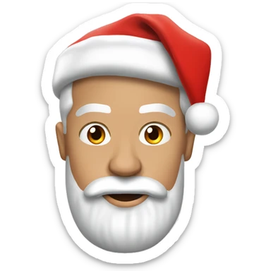 cristiano ronaldo as santa sticker