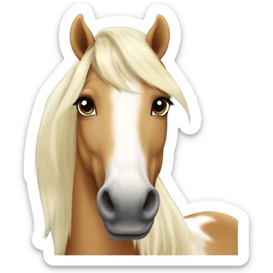 poney welsh palomino sticker