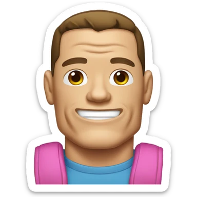 john cena wearing tee sticker