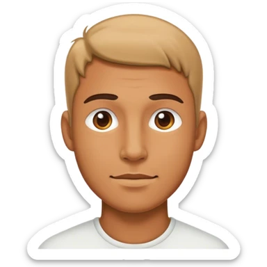 an adult male sticker