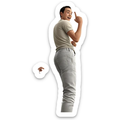 indoor portrait of a boy sticker