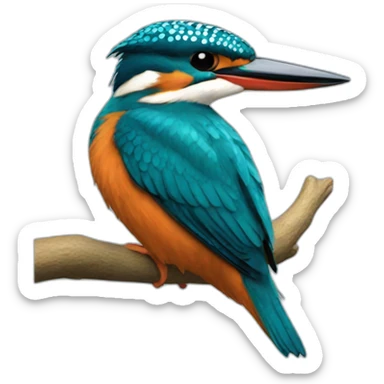 kingfisher sticker