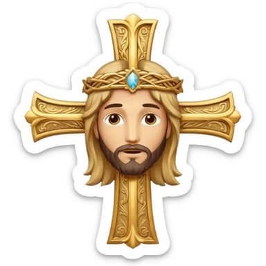 Create more catholic cross emojis sticker