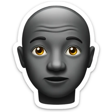 old black moon sticker