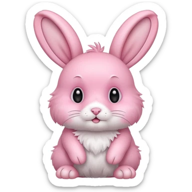 pero rosado 🐰 sticker