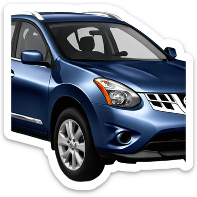 Car, dark blue 2014 Nissan Rogue Select sticker