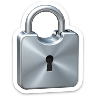 candado abierto sticker