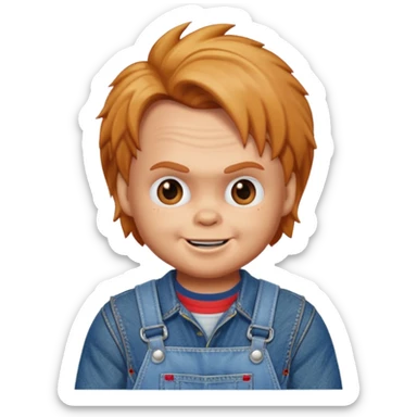 AnjaneyaUn emojin de chuky sticker