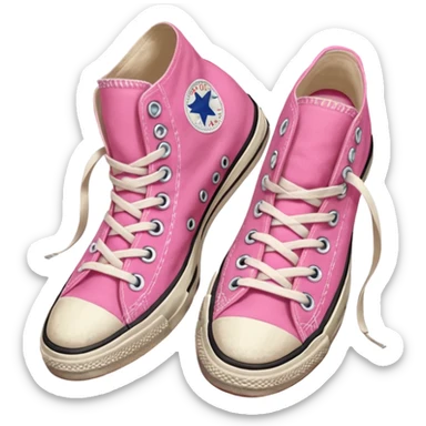 pink converse shoes sticker