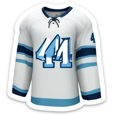 University of Maine Hockey Jersey with number 44 sticker