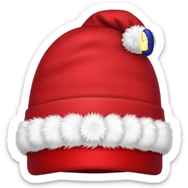 Gorro de navidad sticker