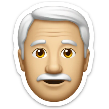 un papá pensativo sticker