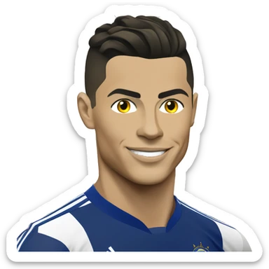 Cristiano Ronaldo at Al Nassr sticker