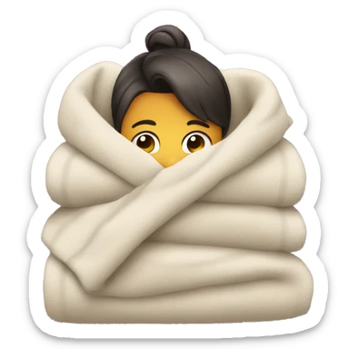 Cozy blanket sticker