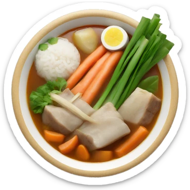 Sinigang filipino dish sticker