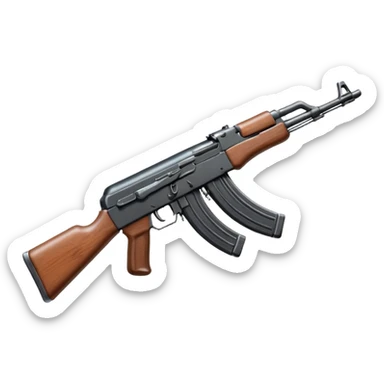 Ak 47 gun sticker