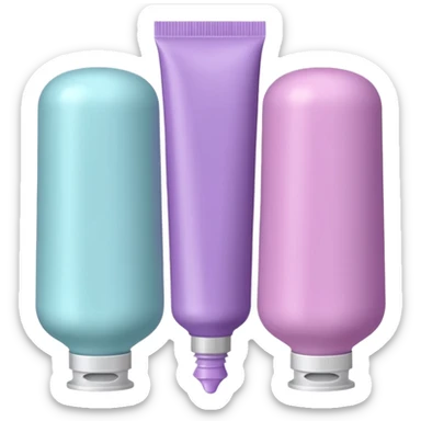 two tubes of pastel hair dye, one pink and one lilac sticker